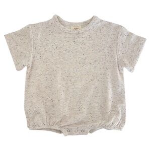 SIIX Collection SpearmintLove Dove Speckled Bubble Romper 6-12